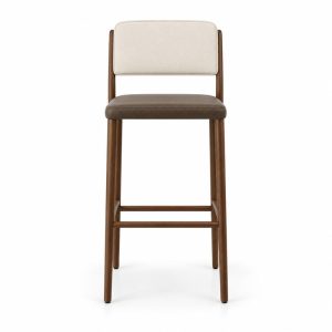 HX-DC-055 A95-T编藤吧椅 Commercial Dining Chair front view