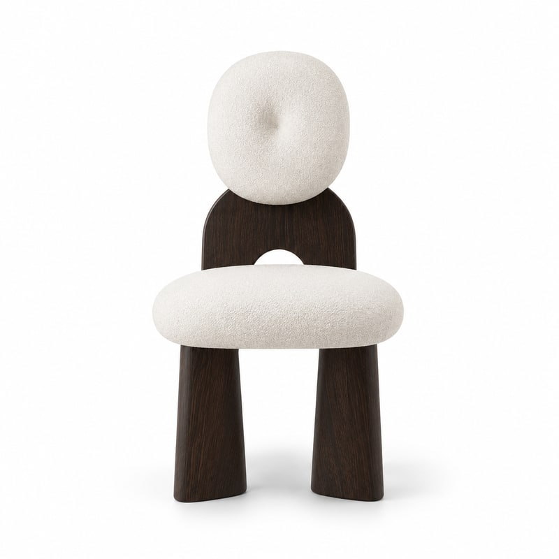 HX-DC-057 Ash Wood Ring Back Chair
