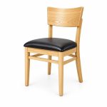 HX-DC-070 A05# Commercial Dining Chair left45 view