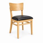 HX-DC-070 A05# Commercial Dining Chair right45 view