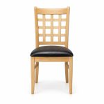 HX-DC-072 A23# Commercial Dining Chair front view