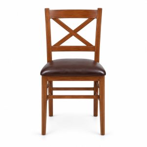HX-DC-079 A69# Commercial Dining Chair front view