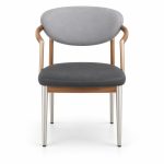 HX-DC-099 Leather Upholstered Dining Chair view 1