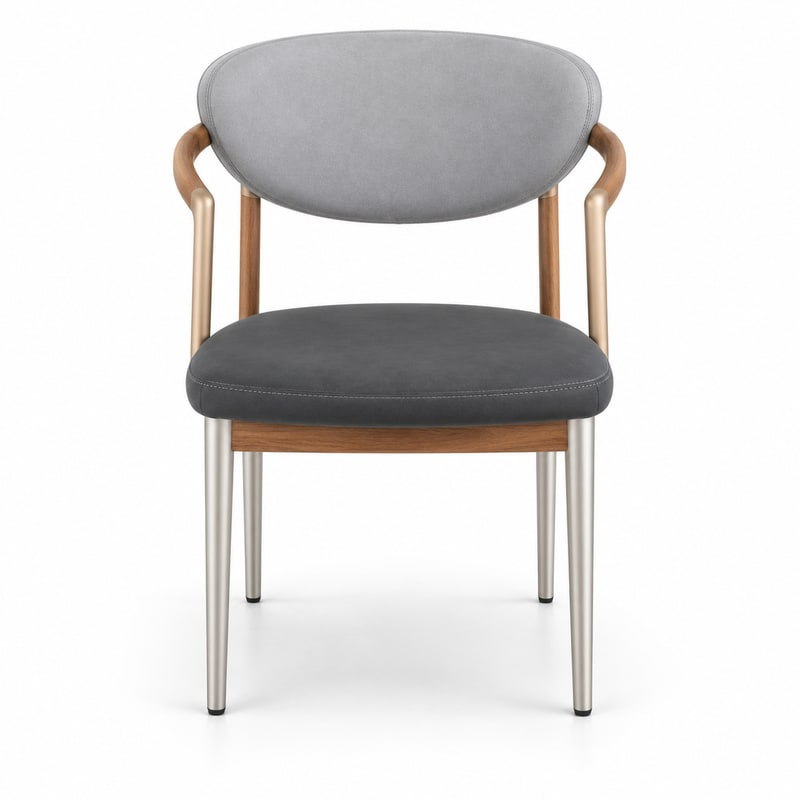 HX-DC-099 Leather Upholstered Dining Chair