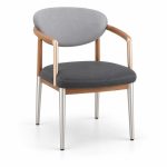 HX-DC-099 Leather Upholstered Dining Chair view 2