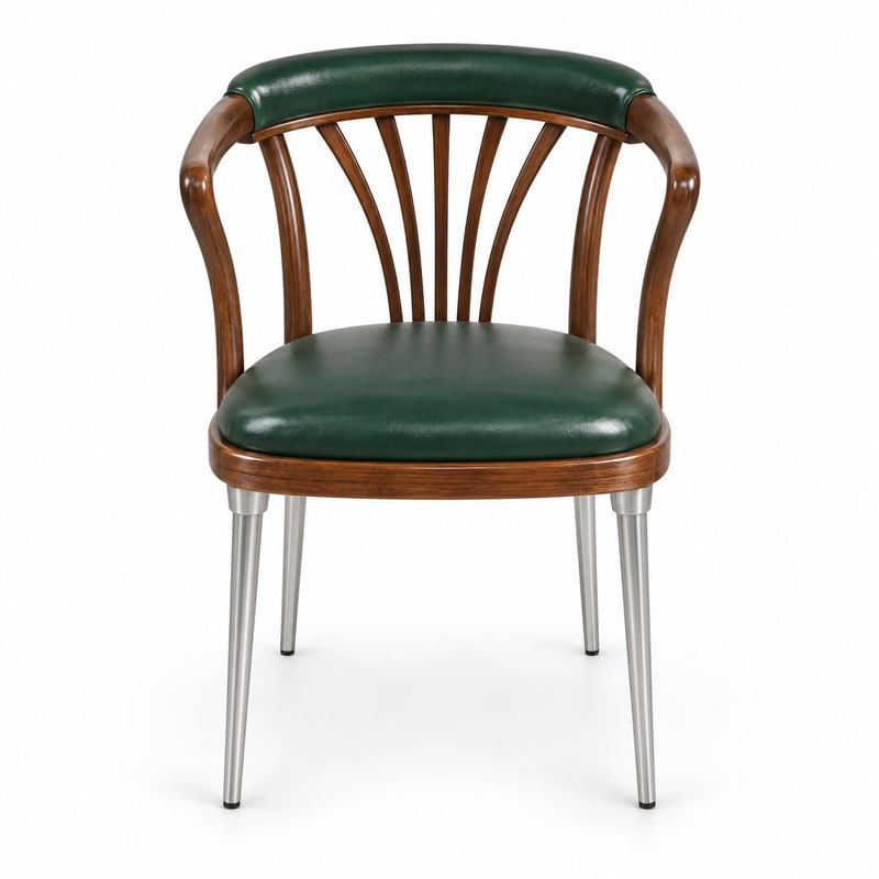HX-DC-100 Copper Stud Dining Chair