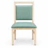 JYX-005 Mint Upholstered Open-Frame Dining Chair