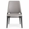 JYX-029 Gray Open-Arm Upholstered Dining Chair