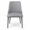 JYX-042 Gray Upholstered Dining Chair