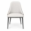 JYX-043 Ivory Upholstered Dining Chair
