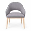 JYX-093 Gray Open-Back Dining Chair