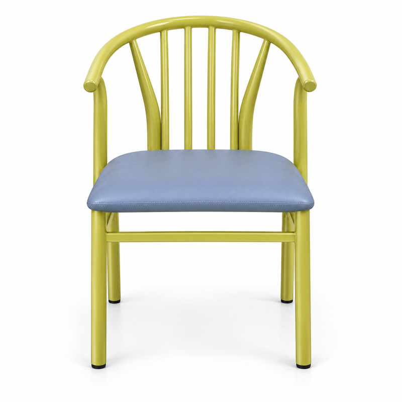 JYX-101 Lime Green Spindle-Back Dining Armchair
