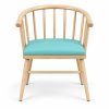 JYX-107 Aqua Spindle-Back Dining Armchair