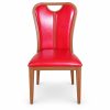 JYX-115 Red Decorative High-Back Dining Chair