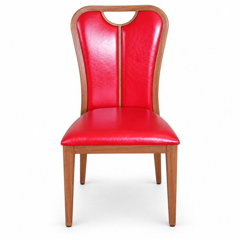 JYX-115 Red Decorative High-Back Dining Chair