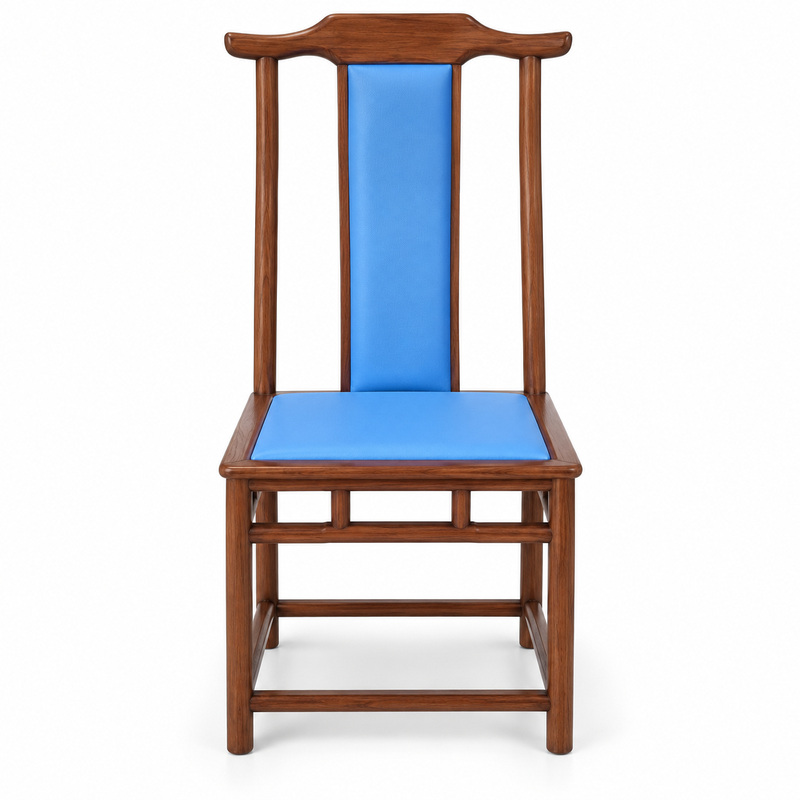 JYX-121 Blue Seat Traditional-Style Dining Chair