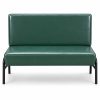 JYX-164 Dark Green Upholstered Banquette Bench