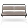 JYX-170 Taupe Upholstered Two-Seat Bench