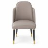 JYX-234 Taupe Upholstered Dining Armchair