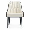 RH-3002A Ivory Channel-Tufted Banquet Chair