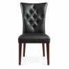 RH-5012 Black Button-Tufted Banquet Chair