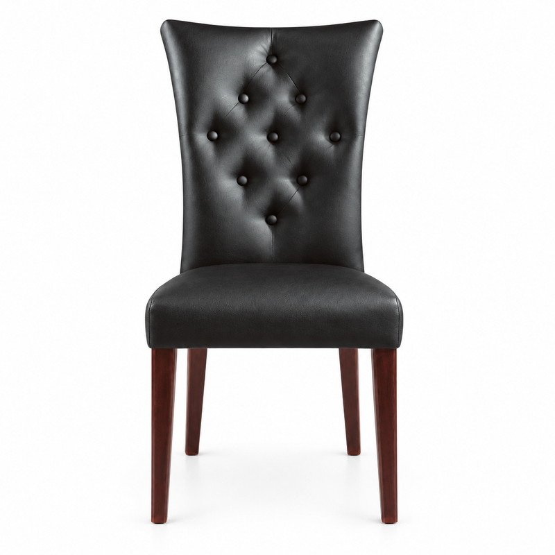 RH-5012 Black Button-Tufted Banquet Chair
