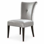 RH-5014 Gray Single-Button Banquet Chair — right 45 view
