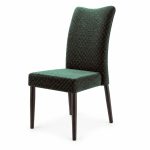 RH-5016 Green Patterned Banquet Chair — right 45 view