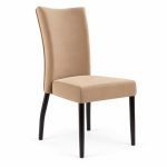 RH-5019 Beige High-Back Banquet Chair — left 45 view