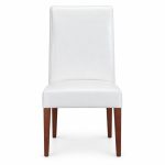 RH-5022 White High-Back Banquet Chair — front view