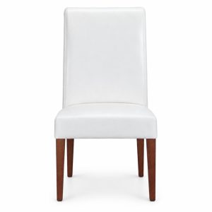 RH-5022 White High-Back Banquet Chair — front view