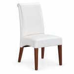 RH-5022 White High-Back Banquet Chair — left 45 view