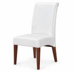 RH-5022 White High-Back Banquet Chair — right 45 view