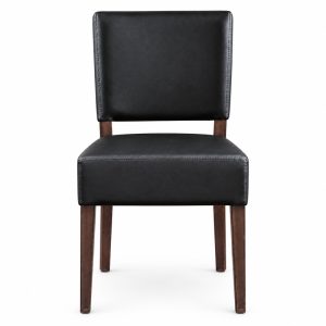 RH-5030 Black Open-Back Banquet Chair — front view