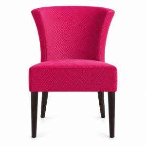 RH-5031 Red Sculpted-Back Banquet Chair — front view