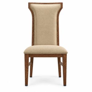 RH-6002A Beige Classic High-Back Banquet Chair — front view
