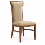 RH-6002A Beige Classic High-Back Banquet Chair — left 45 view