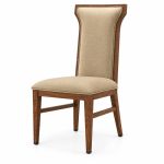 RH-6002A Beige Classic High-Back Banquet Chair — right 45 view