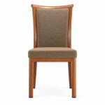 RH-6029 Brown Framed High-Back Banquet Chair — front view