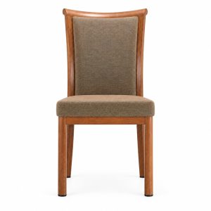 RH-6029 Brown Framed High-Back Banquet Chair — front view