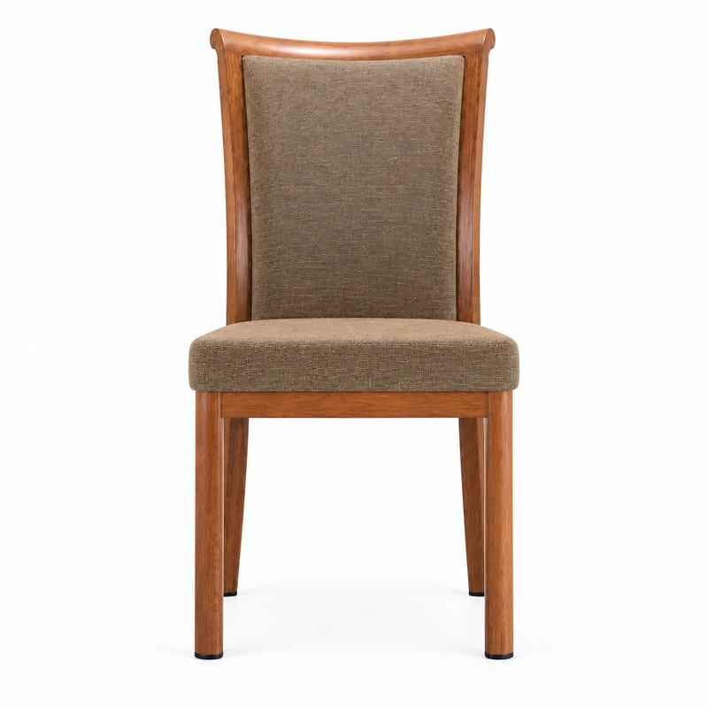 RH-6029 Brown Framed High-Back Banquet Chair