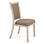 RH-6031 Beige Framed High-Back Banquet Chair — left 45 view