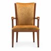 RH-6032 Gold Upholstered Arm Banquet Chair