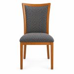 RH-6047 Gray Framed High-Back Banquet Chair — front view