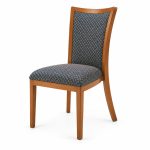 RH-6047 Gray Framed High-Back Banquet Chair — right 45 view