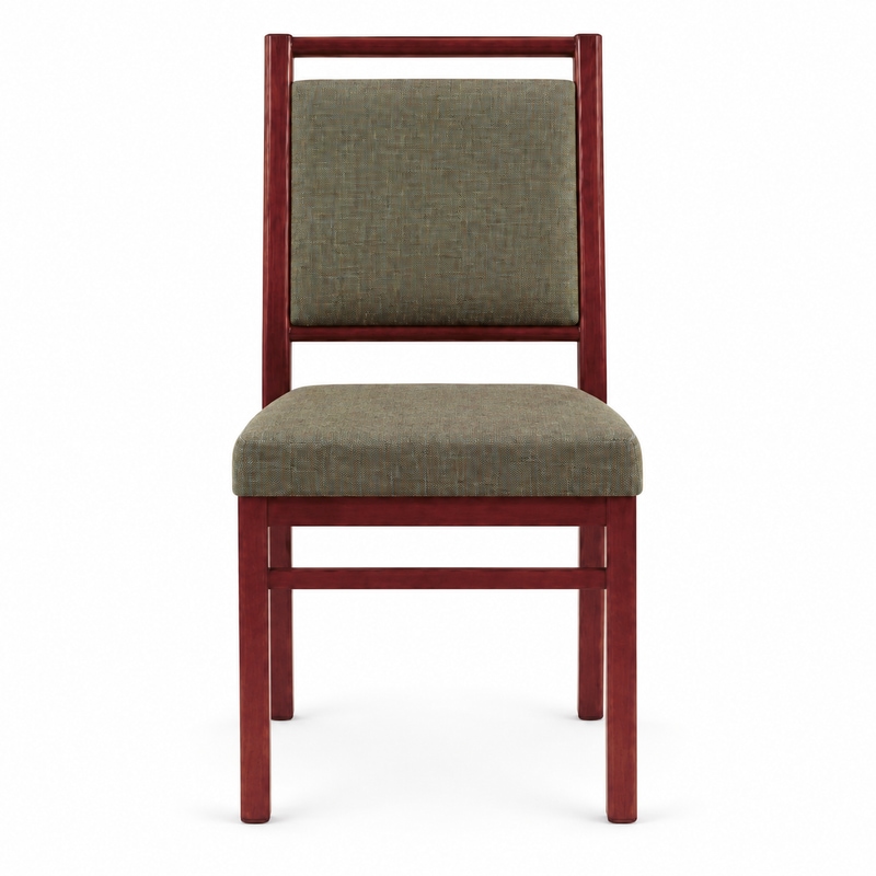 RH-6058 Olive Rectangular-Back Banquet Chair