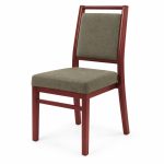 RH-6058 Olive Rectangular-Back Banquet Chair — right 45 view