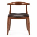 RH-6068 Curved-Back Arm Banquet Chair — front view