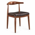 RH-6068 Curved-Back Arm Banquet Chair — left 45 view