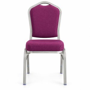 RH-7009 Purple Shield-Back Banquet Chair — front view